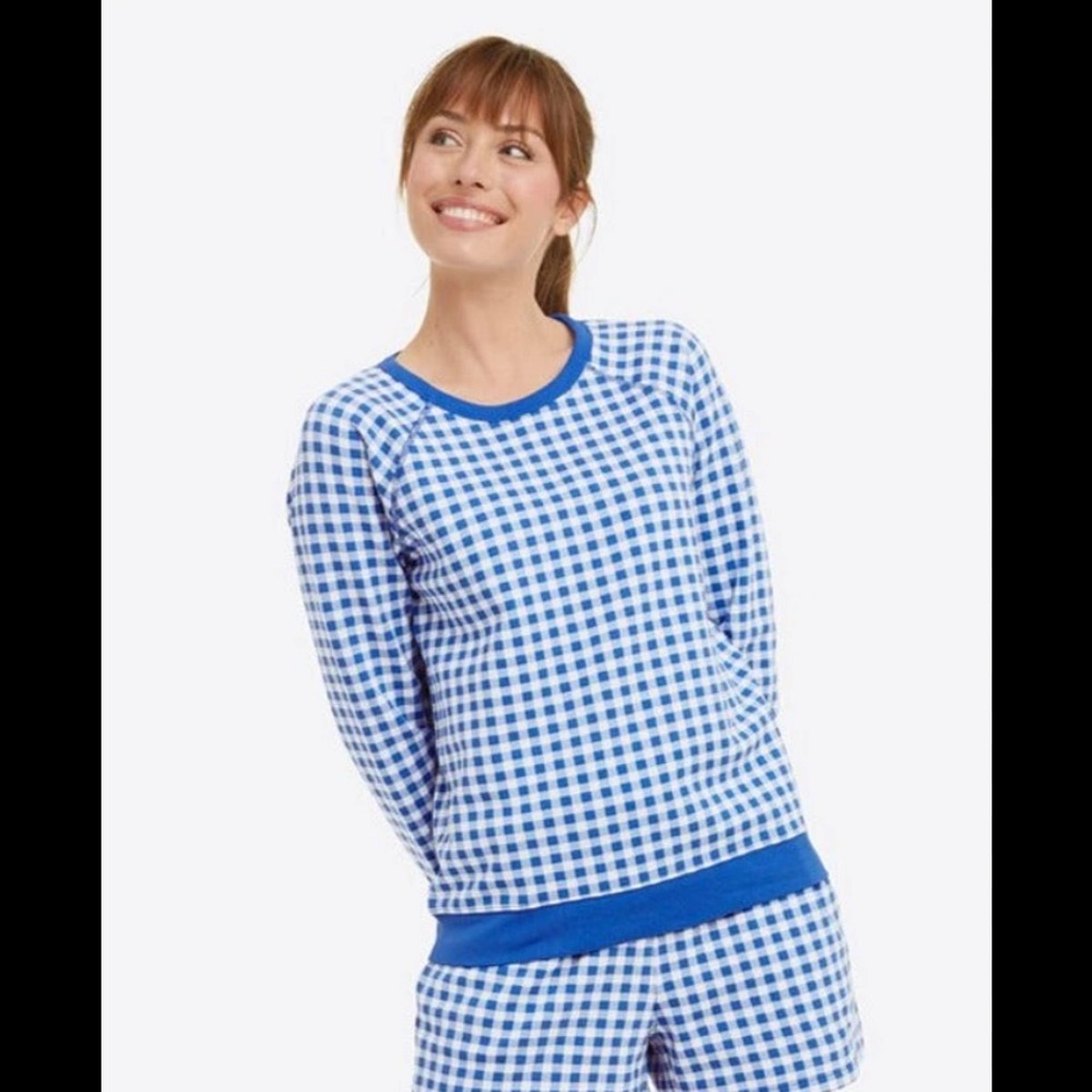 Draper James Natalie blue gingham set size M - Picture 4 of 8